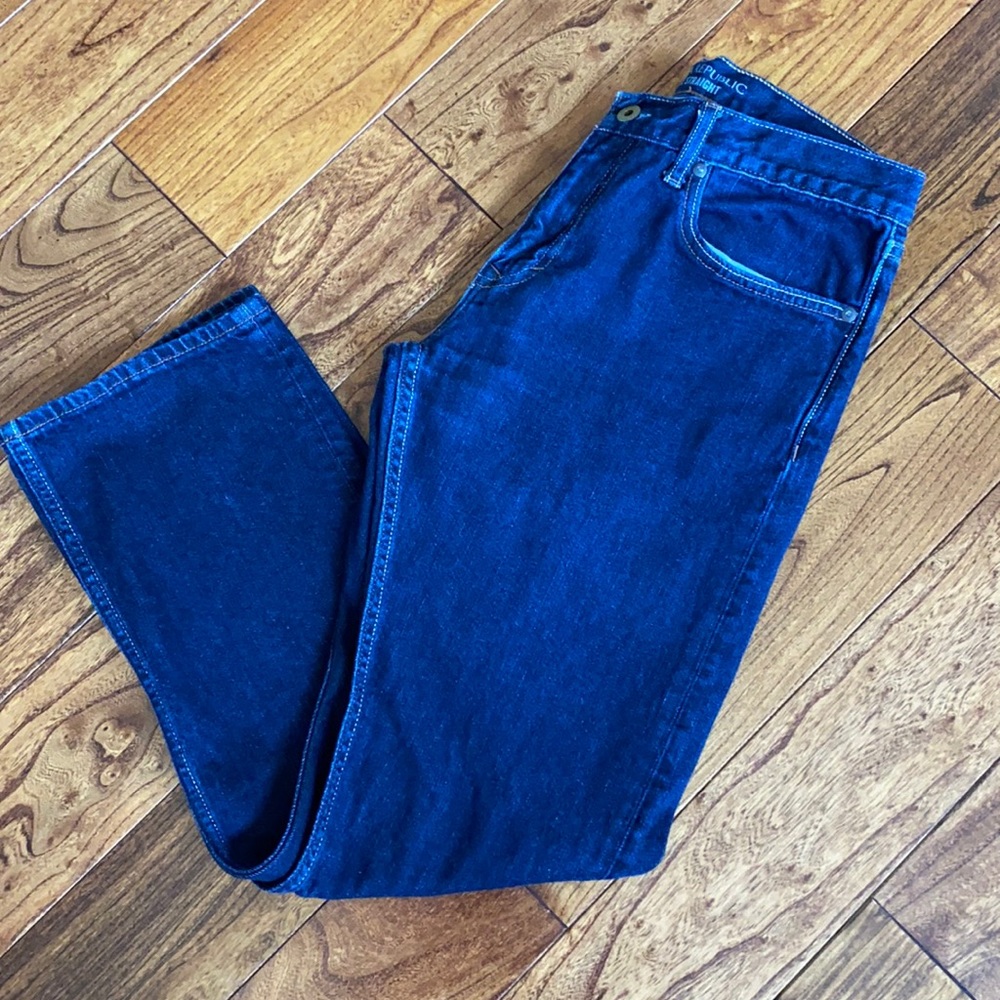 Banana Republic+Vintage Straight Dark Wash Jeans